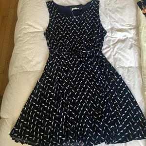 NWT! Paper Plane London Feather Print Dress